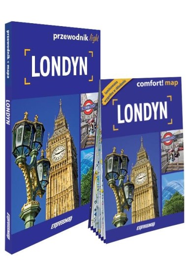 Londyn light: przewodnik + mapa 