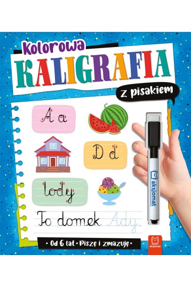 Kolorowa kaligrafia z pisakiem 