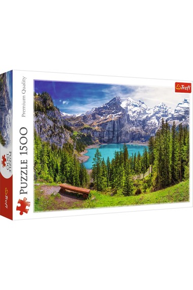 Puzzle 1500 Jezioro Oeschinen TREFL