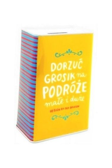 Skarbonka Happy Dorzuć grosik na podróże małe i du