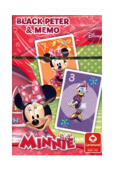 Karty do gry Czarny Piotruś i Memo  Minnie Disney