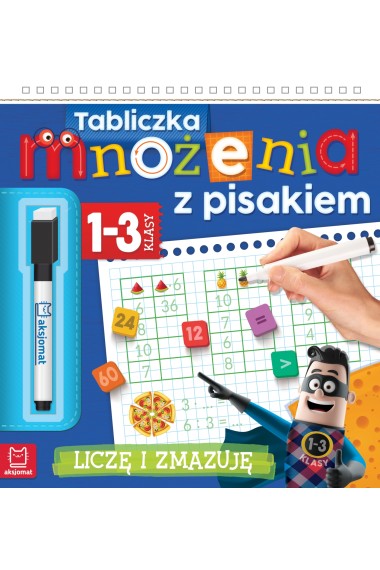 Tabliczka mnożenia z pisakiem Klasy 1-3 Promocja