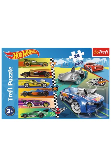 Puzzle 24 maxi Szybkie Hot Wheels TREFL