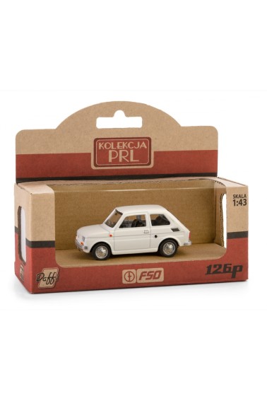 Kolekcja PRL Fiat 126p biały