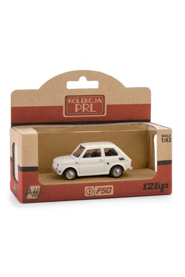 Kolekcja PRL Fiat 126p biały