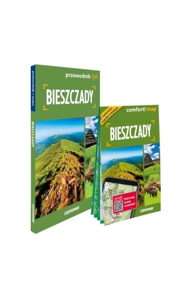 Bieszczady light: przewodnik + mapa