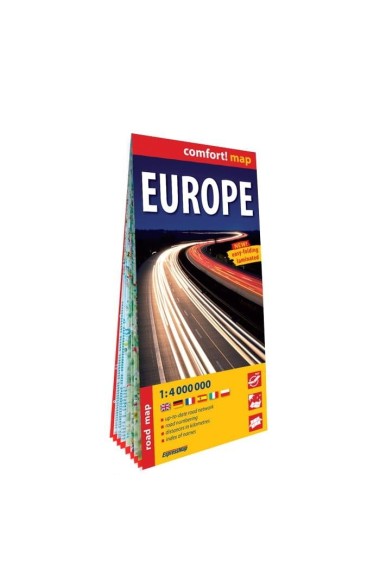 Comfort!map Europa (Europe) 1:4 000 000 lam w.2023