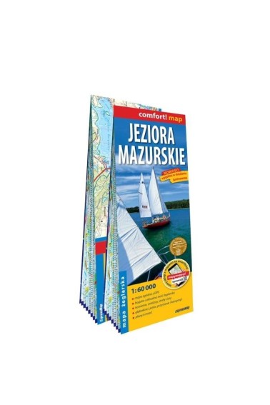 Comfort!map Jeziora Mazurskie 1: 60 000 lam w.2023