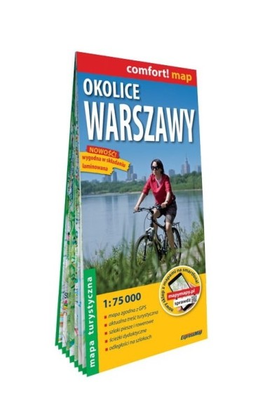 Comfort! map Okolice Warszawy 1:75 000 mapa