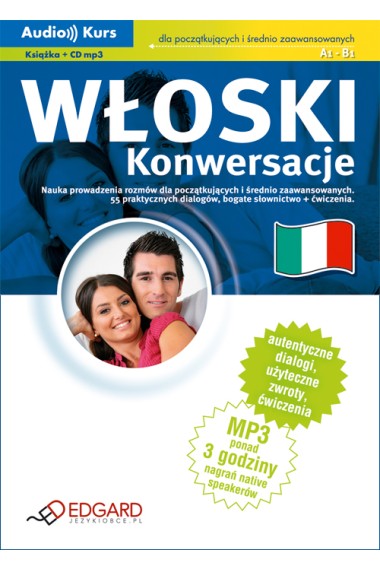 Włoski konwersacje Książka Audio kurs Promocja