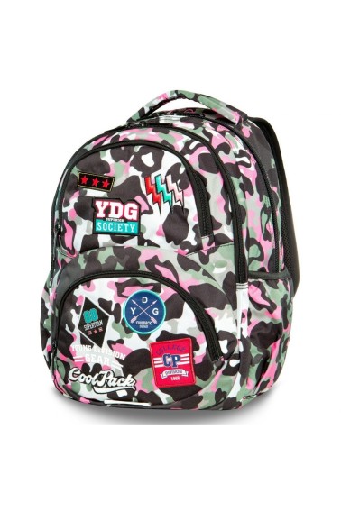 PLECAK MŁODZIEŻOWY COOLPACK CAMO PINK PROMOCJA