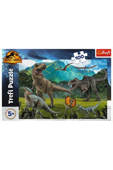 PUZZLE 100 DINOZAURY TREFL