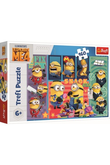 Puzzle 160 Minionkowa radość TREFL