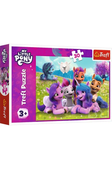 Puzzle 30 Przyjacielskie Koniki Pony TREFL