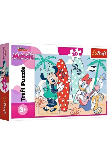 Puzzle 30 Kolorowa Minnie TREFL