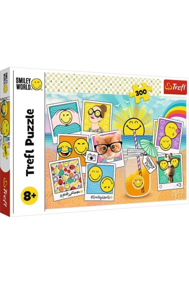 Puzzle 300 Smiley na wakacjach TREFL