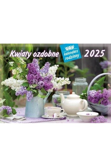 Kalendarz 2025 Rodzinny Kwiatki ozdobne