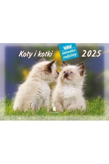 Kalendarz 2025 Rodzinny Koty i kotki