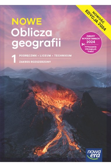 NOWE OBLICZA GEOGRAFII 1 ZR PODRĘCZNIK 2024