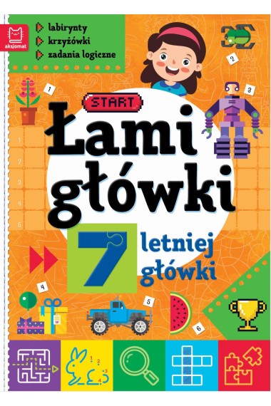 Łamigłówki 7-letniej główki. Labirynty.. w.2