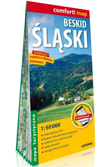 Beskid Śląski laminowany map&guide (2w1: przew