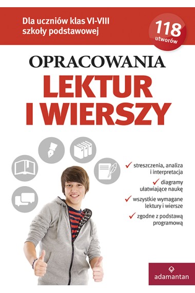 Opracowania lektur i wierszy dla klas 6-8 SP