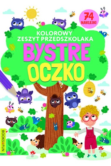 Kolorowy zeszyt przedszkolaka Bystre oczko