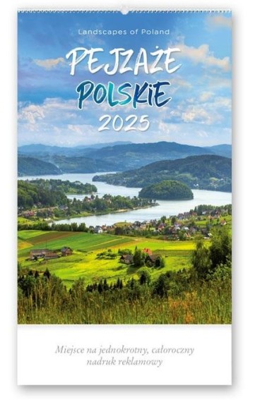 Kalendarz 2025 Reklamowy Pejzaże polskie