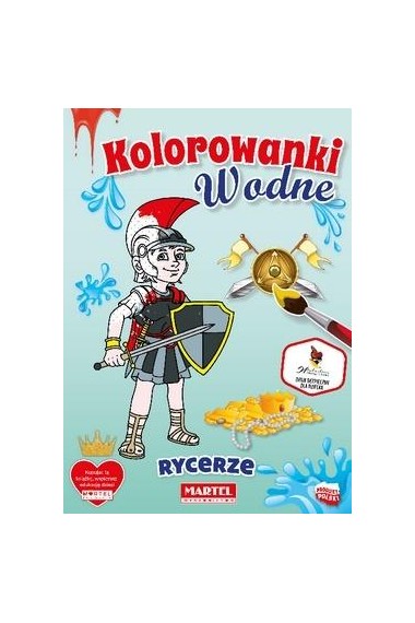 Kolorowanka wodna Rycerze