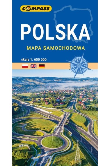 Mapa samochodowa Polska 1:650 00