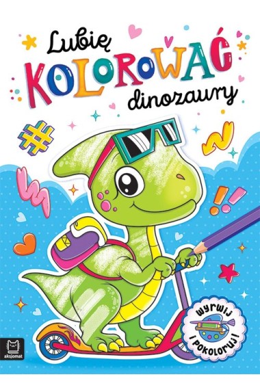 Lubię kolorować dinozaury