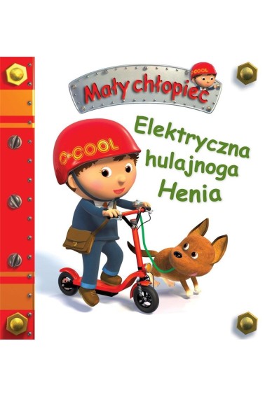 Elektryczna hulajnoga Henia. Mały chłopiec