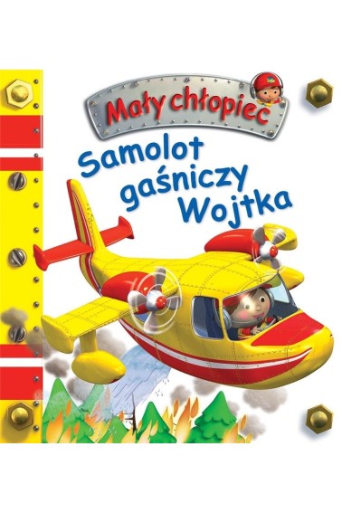 Samolot gaśniczy Wojtka. Mały chłopiec