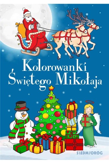 Kolorowanki Świętego Mikołaja