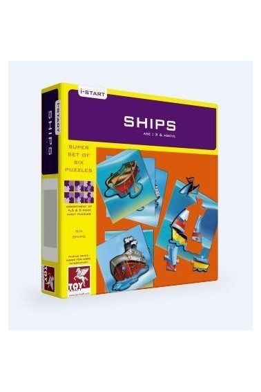 Puzzle 6 łodzi - Super Set of Six Ship Promocja