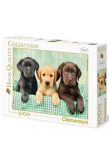 Puzzle 1000 HQ I tre Labrador