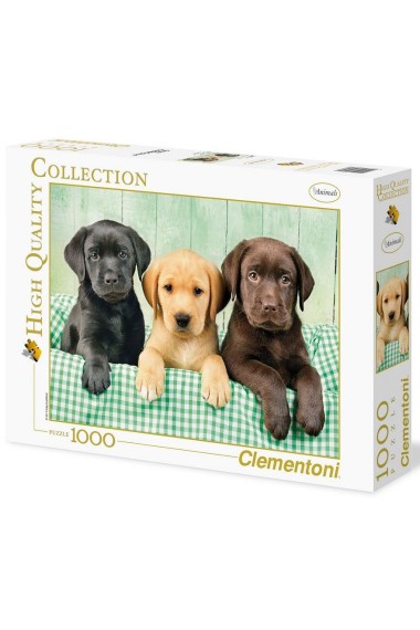 Puzzle 1000 HQ I tre Labrador