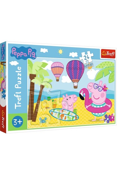 PUZZLE 24 ELEMENTY ŚWINKA PEPPA