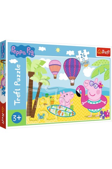 PUZZLE 24 ELEMENTY ŚWINKA PEPPA