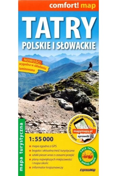 Comfort! map Tatry polskie i słowackie 1:55 000 