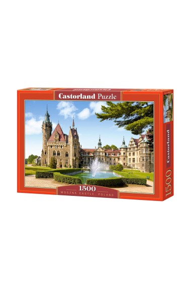 Puzzle 1500 Zamek Moszna Polska CASTOR