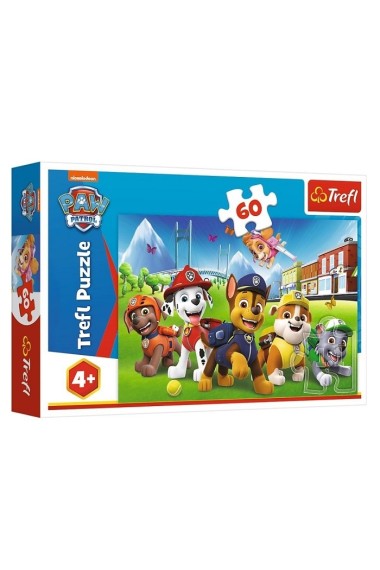 Puzzle 60 Psi Patrol na polanie TREFL