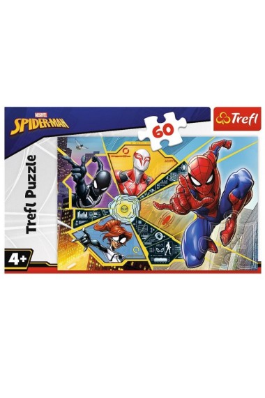 Puzzle 60 elementów Spiderman