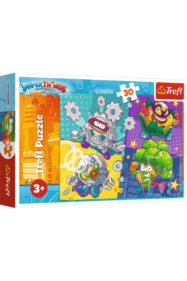 Puzzle 30 elementów SuperThings Trefl