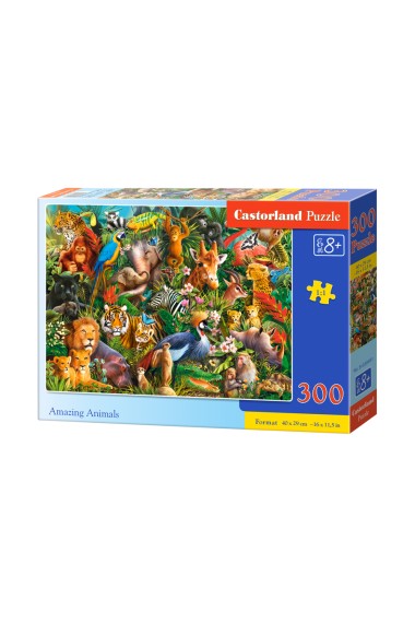 Puzzle 300 elelmentów Niezwykłe zwierzęta