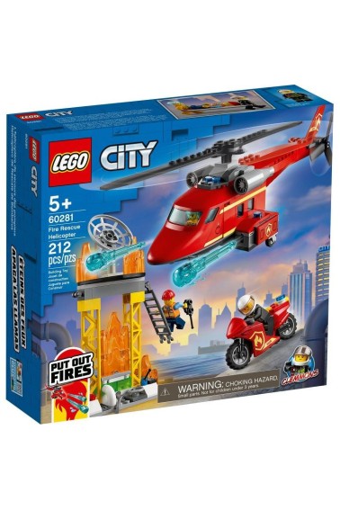 Lego CITY 60281 Strażacki helikopter ratunkowy