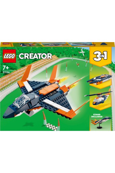 Lego CREATOR 31126 Odrzutowiec naddźwiękowy