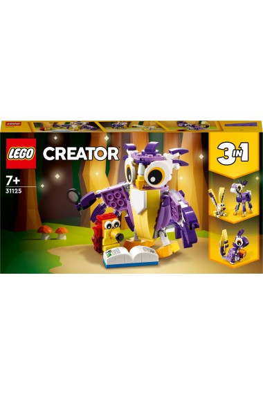 Lego CREATOR 31125 Fantastyczne leśne stworzenia