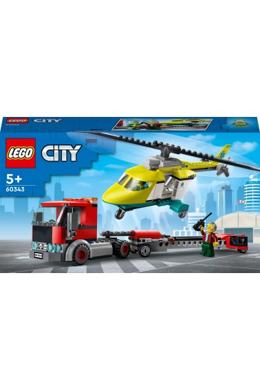 Lego CITY 60343 Laweta helikoptera ratunkowego