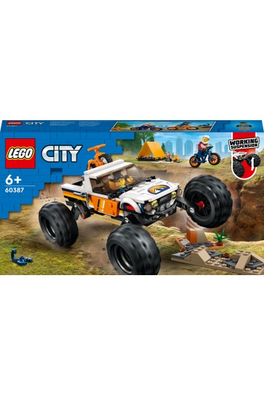 Lego CITY 60387 Przygody samochodem terenowym...